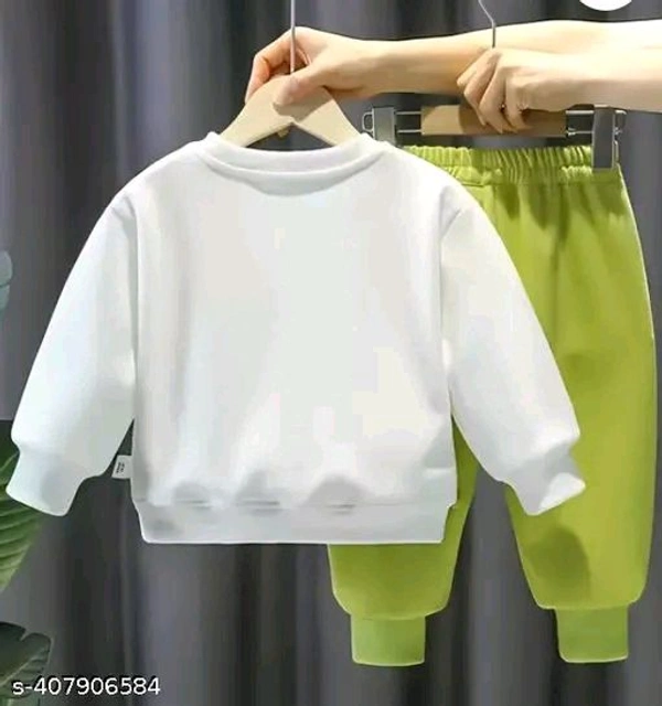 MT RETAIL Modern Stylus Girls Top & Bottom Sets - White, 2-4 Months