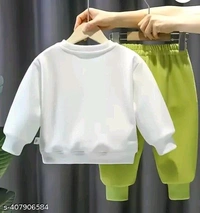 MT RETAIL Modern Stylus Girls Top & Bottom Sets - White, 3-4 Years