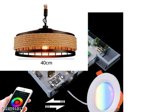 MT RETAIL New Ceiling Light  - Black, MTLAMP003, FREE SIZE