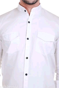 MT RETAIL VESLOO WILLOW COMFY & STYLISH MEN SHIRTS - White, MT-101, XS