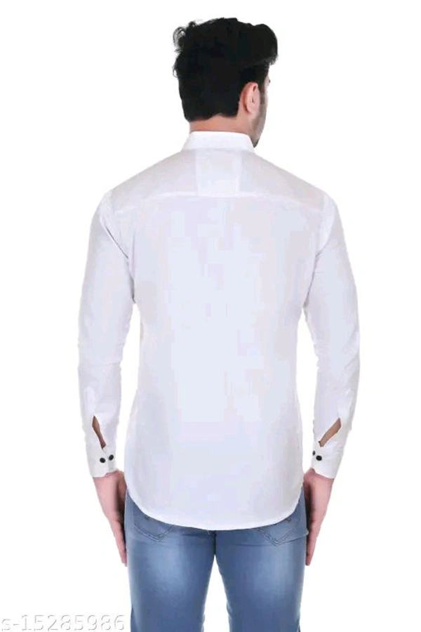 MT RETAIL VESLOO WILLOW COMFY & STYLISH MEN SHIRTS - White, MT-101, XL
