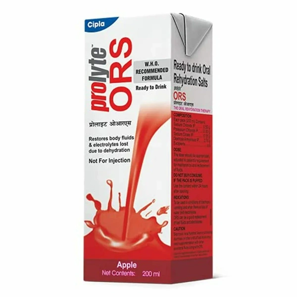Prolyte Ors Ready To Drink Oral Rehydration -Apple @200ml
