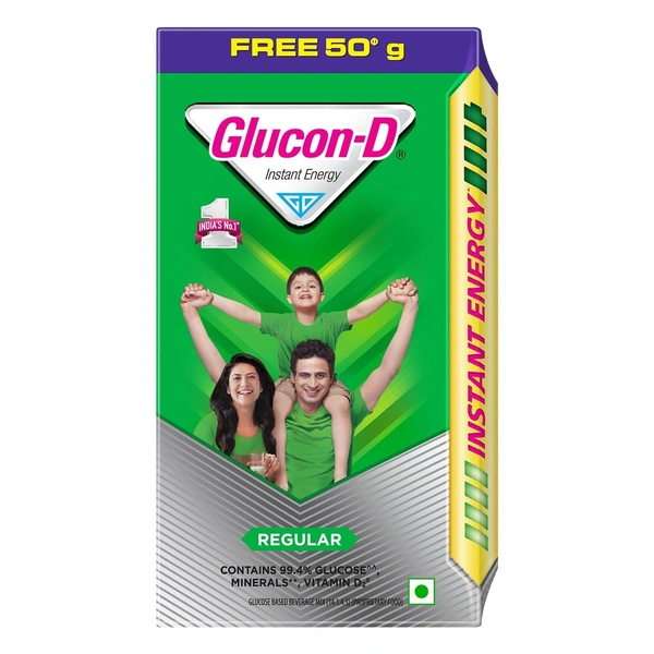Zydus Wellness  GLUCON-D Instant Energy Health Drink (Regular) @ 250 GM