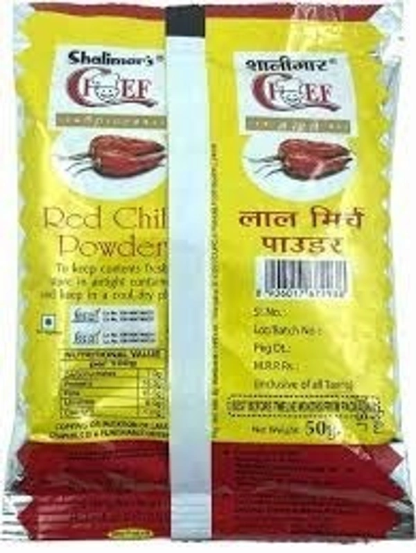 SHALIMARS Chef Red Chili Powder 50 GM