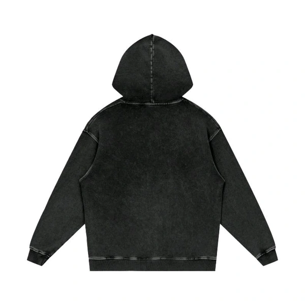 Zenclothing  Acid Wash Unisex Hoddie - S, Pigment Indigo
