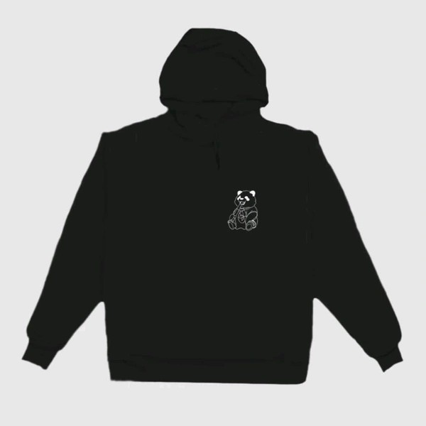 Zenclothing  Printed Unisex Hoddie  - Black, L