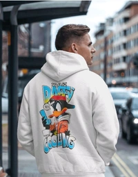 Zenclothing  White Unisex Printed Hoddie  - XXl
