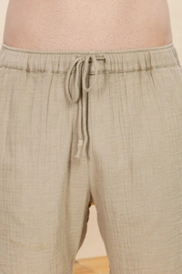 IIR03-Anshin 100% Organic Unique Double Layered Wellness Boxer Beige Male - 4XL, BEIGE