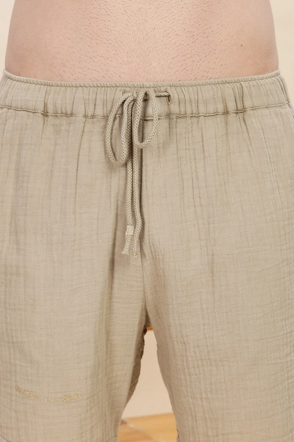 IIR03-Anshin 100% Organic Unique Double Layered Wellness Boxer Beige Male - 4XL, BEIGE