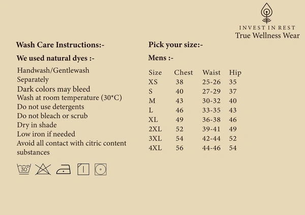 IIR03-Anshin 100% Organic Unique Double Layered Wellness Boxer Beige Male - 2XL, BEIGE
