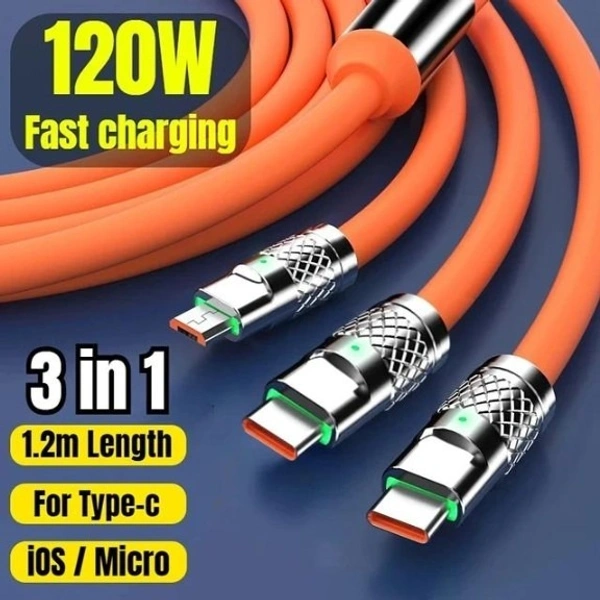 3-IN-1 CABLE (120W) - Spring Green