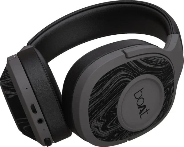 Boat Rockerz 550 Headphone Wireless  - Black