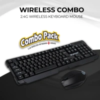 LAPCARE WIRELESS COMBO - Black
