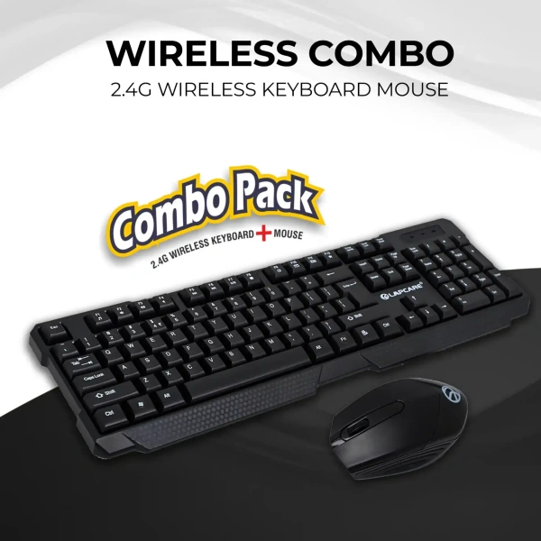 LAPCARE WIRELESS COMBO - Black