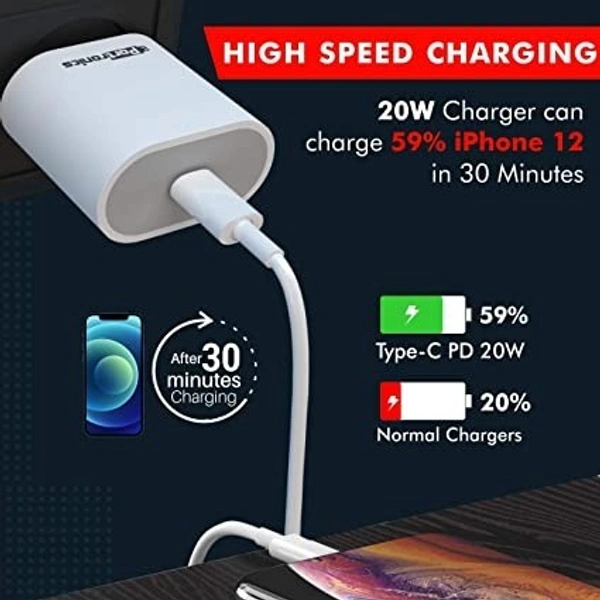 PORTRONICS ADAPTO 20 TYPE-C 20 W - White