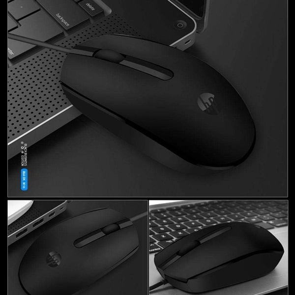 HP M10 Wired  Mouse - Black