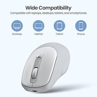 PORTRONICS TOAD 7 Rechargeable   Wireless Mouse  - White