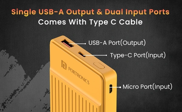 PORTRONICS LUXCELL B12 - Yellow