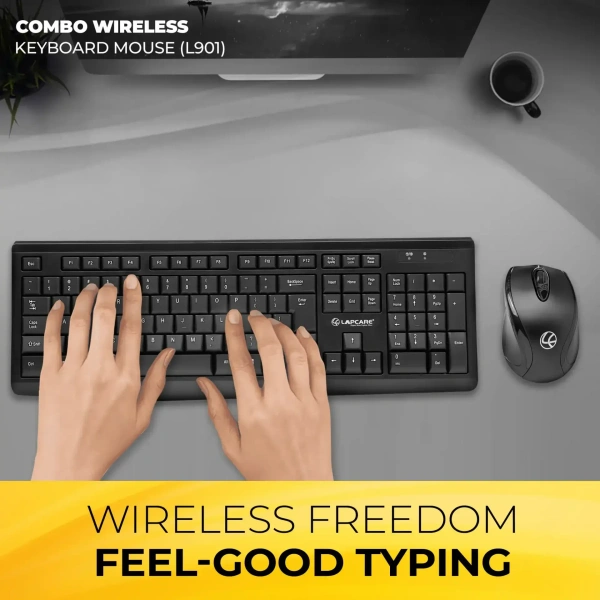 LAPCARE WIRELESS COMBO - Black