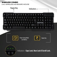 LAPCARE WIRELESS COMBO - Black