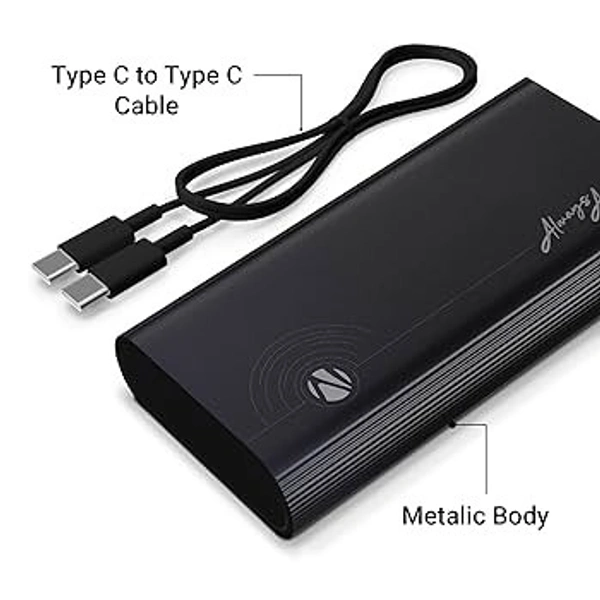 ZEBRONICS ZEB 20R1 POWER BANK 35W - Black