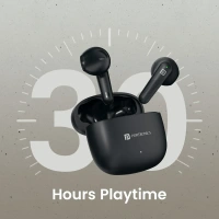PORTRONICS TWINS S18 SMART TWS EARBUDS - Black