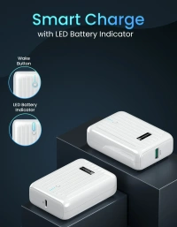 PORTRONICS ZAPCELL 10000mAh - White