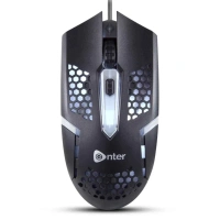ENTER FASTCLICK WIRED MOUSE - Black