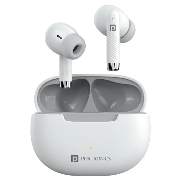 PORTRONICS TWINS 32 EAR BUDS - White