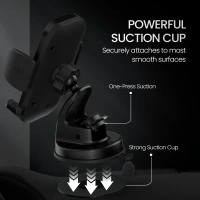 PORTRONICS CLAMP M4 UNIVERAL MOBILE HOLDER - Black
