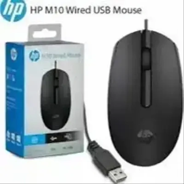 HP M10 Wired  Mouse - Black