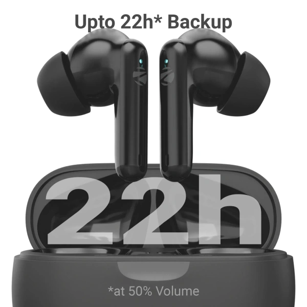 ZEBRONICS ZEB BEETLES WIRLESS EARBUDS - Black
