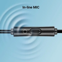 ZEBRONICS ZEB BUDS C9 TYPE-C EARPHONE WITH MIC - Black