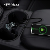 ZEBRONICS ZEB CC48 PRO CAR CHARGER - Black
