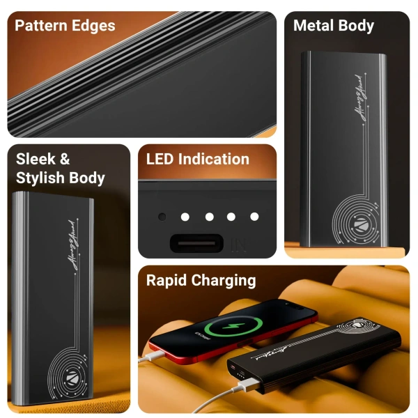 ZEBRONICS ZEB ENERGIPOD 10MR1 POWER BANK - Gray