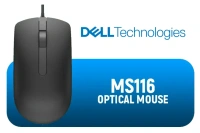 Dell Optical Mouse MS116 - Black