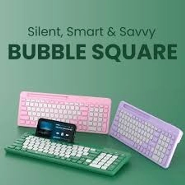 PORTRONICS BABLE SQUARE WIRELESS KEYBOARD - Purple
