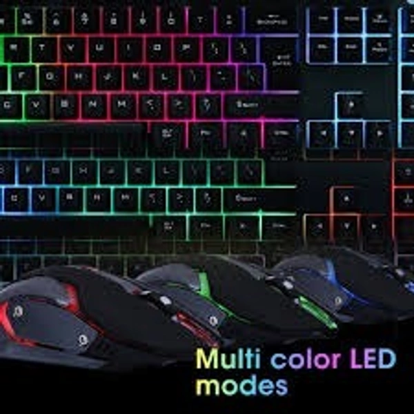 ZEBRONICS TRANSFORMER 1  GAMING KIT - Black RGB LIGHTING