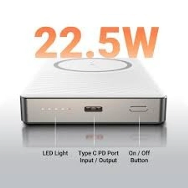ZEBRONICS ZEB MW68 10000mAh POWER BANK - White + GOLD