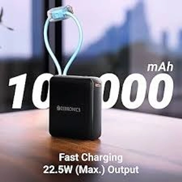 ZEBRONICS ZEB ENERGI 10R1 MINI POWER BANK - Black