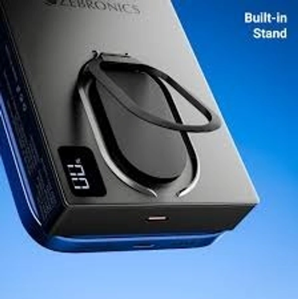 ZEBRONICS ENERGI SAFE 10R1 10000mAh power bank - Coral Reef