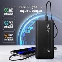 ZEBRONICS ZEB 20R1 POWER BANK 35W - Black