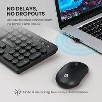 PORTRONICS KEY 6 WIRLESS COMBO - Black