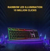 ZEBRONICS TRANSFORMER 1  GAMING KIT - Black RGB LIGHTING