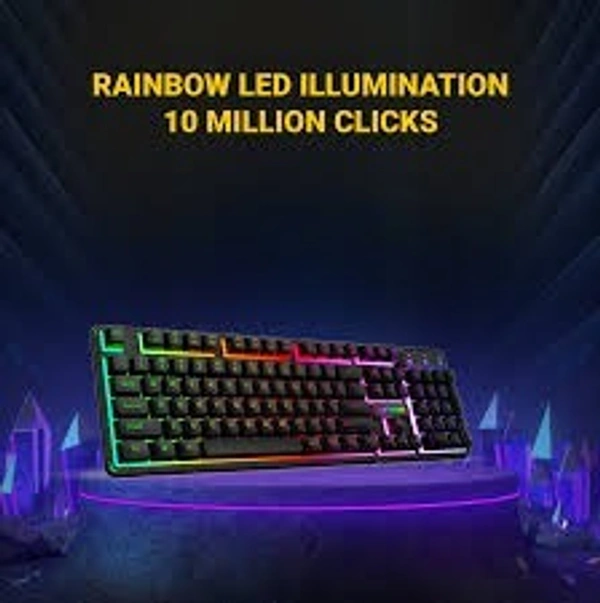 ZEBRONICS TRANSFORMER 1  GAMING KIT - Black RGB LIGHTING