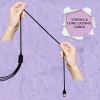 ZEBRONICS ZEB UMLCC1205 3 IN 1 CABLE - Black