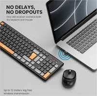 PORTRONICS KEY 7 COMBO - Black+Orange