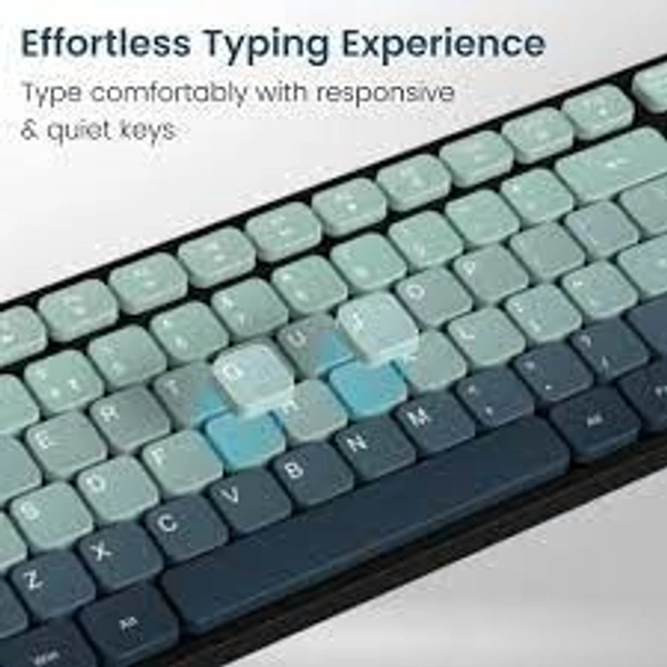 PORTRONICS PORTRONICA KEY 11 RECHARGEEABLE WIRLESS KIT - Blue