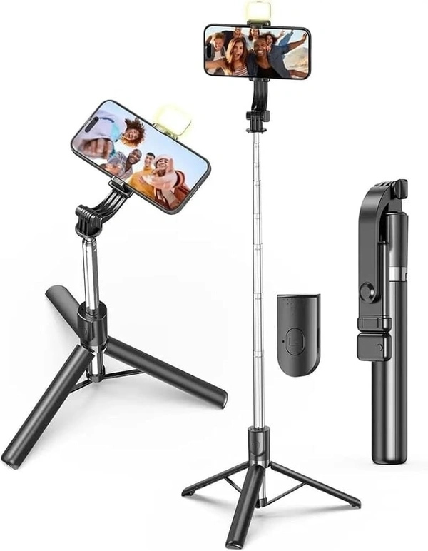 R1S - L Selfie Stick Tripod  - Black