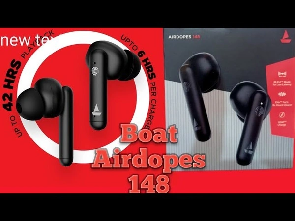 BOAT AIRDOPES 148 - Black